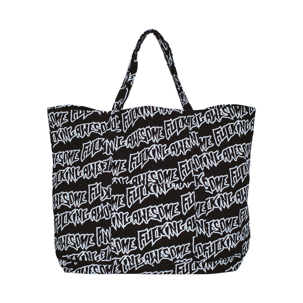 Fucking Awesome Large Tote Bag "Stamp Logo" black/white