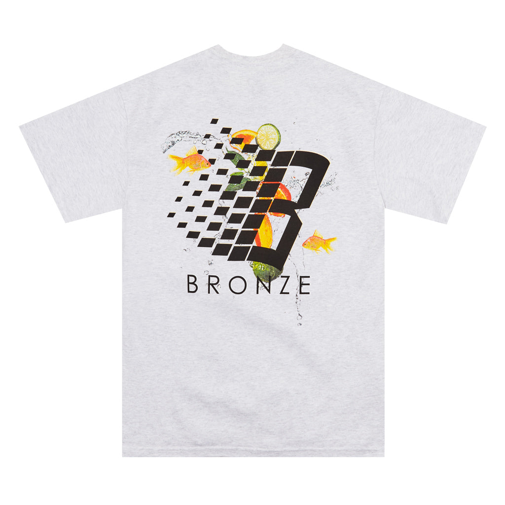 Bronze 56K - T-Shirt - Citrus Logo - ash grey