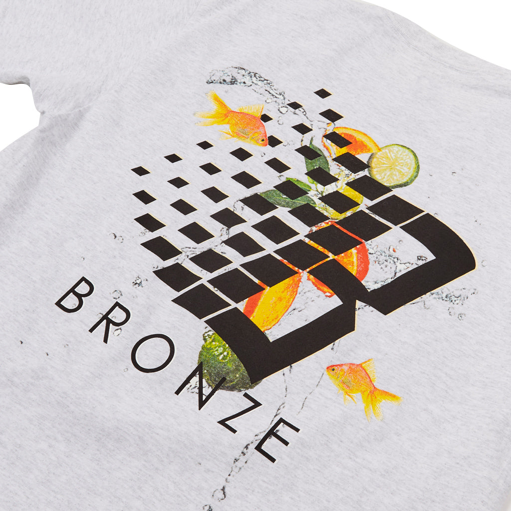 Bronze 56K - T-Shirt - Citrus Logo - ash grey