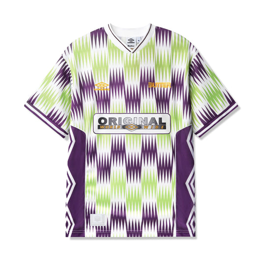 Butter Goods x UMBRO - Jersey - Optical  - grape/volt