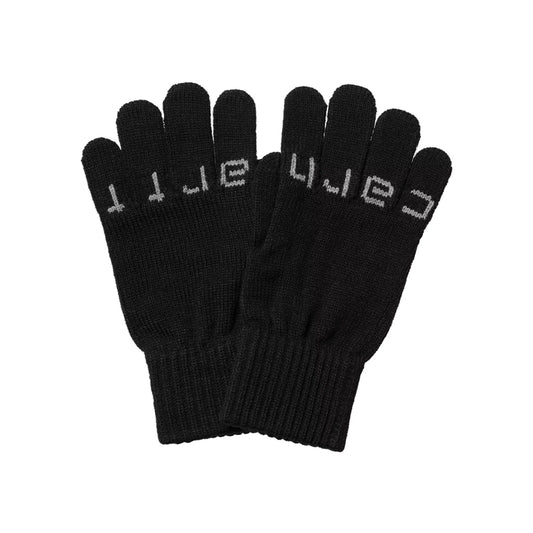 Carhartt WIP - Gloves - Script - black/ grey heather