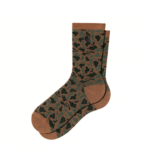 Carhartt WIP - Socks - Camo - camo leo jacquard, tamarind