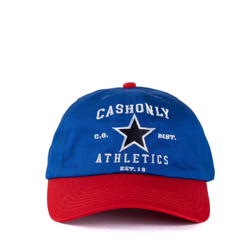 Cash Only - Cap - Athletics 6 Panel - royal blue/ cherry