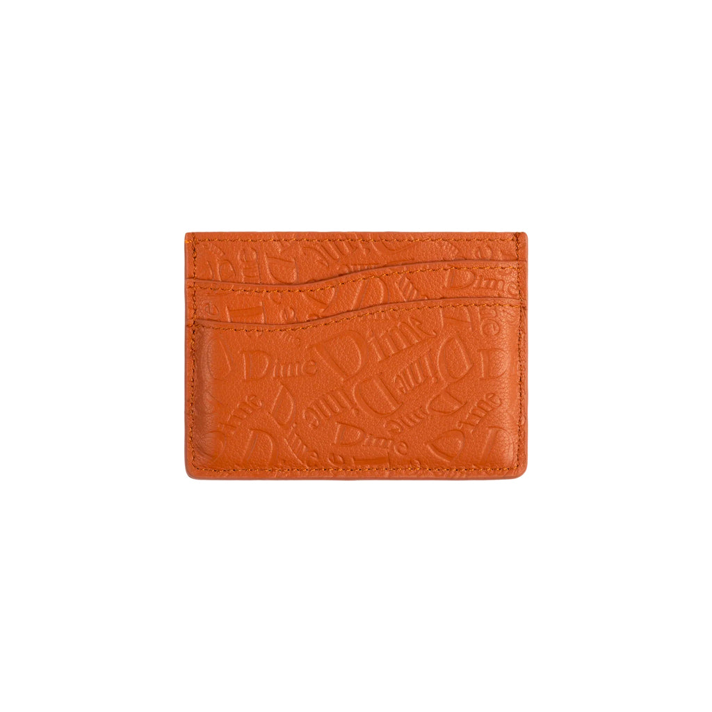 Dime Cardholder "Haha" Leather almond