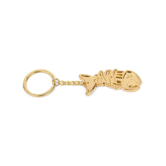 Dime - Keychain - Bones - gold