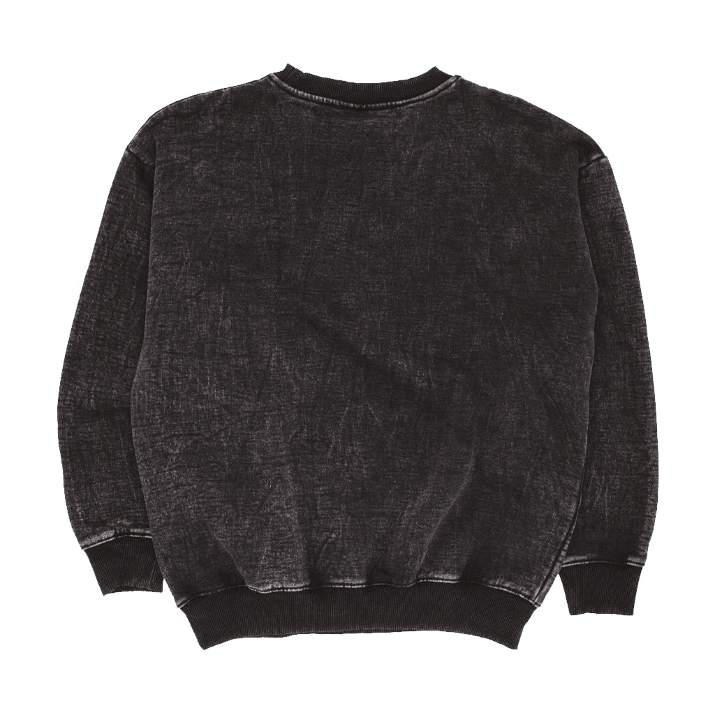 Fucking Awesome - Crewneck - Little Stamp Snow Wash - black