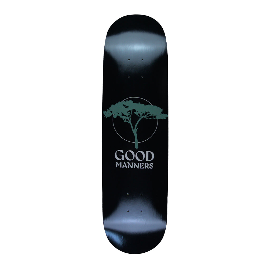 Good Manners - Deck - Logo Black - 8.25"