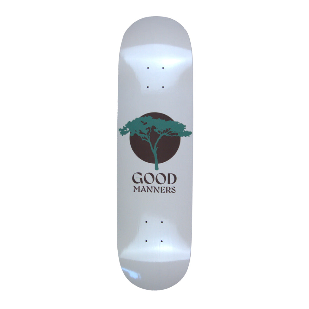 Good Manners - Deck - Logo Beige - 8.5"