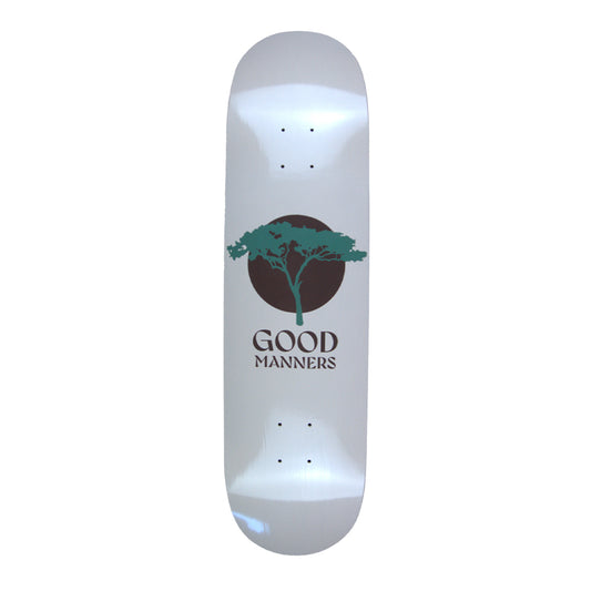 Good Manners - Deck - Logo Beige - 8.5"