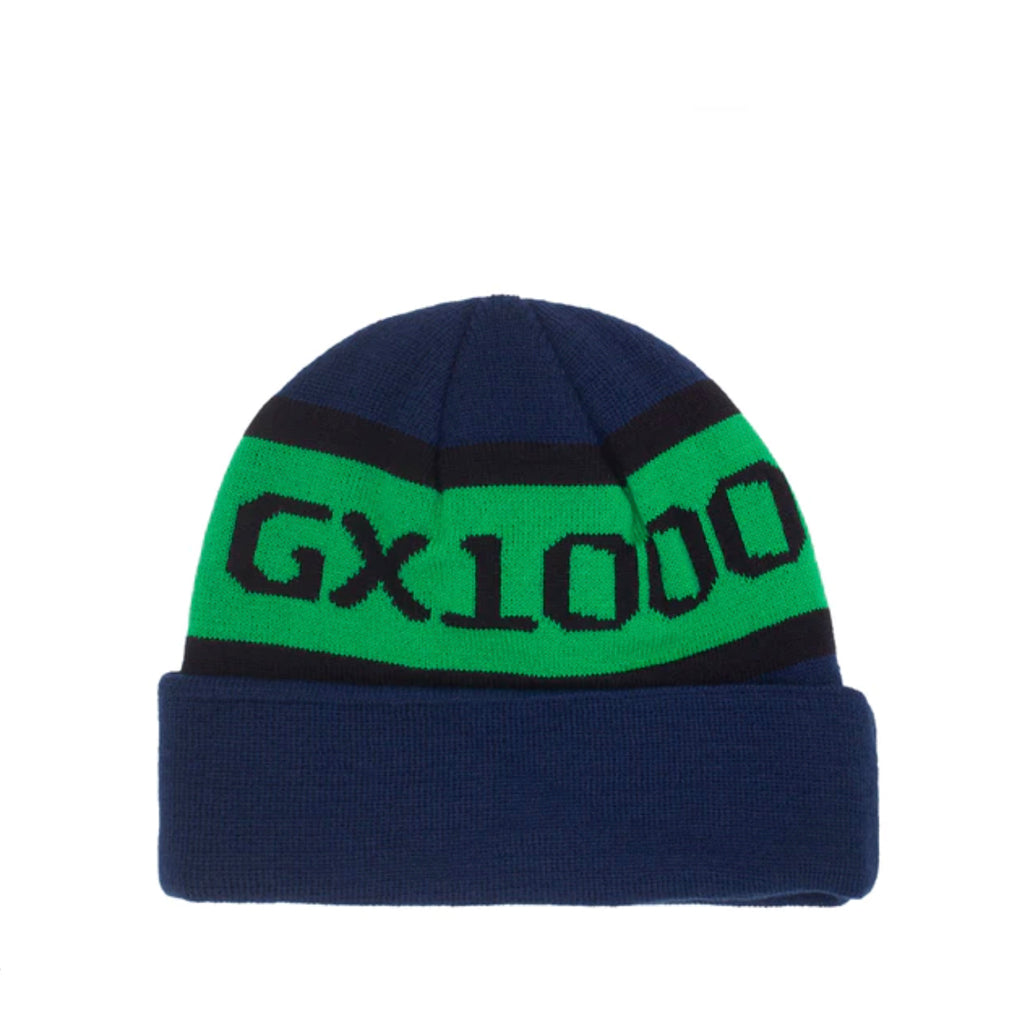 GX1000 OG Logo Beanie [Blue] スケーターブランド-