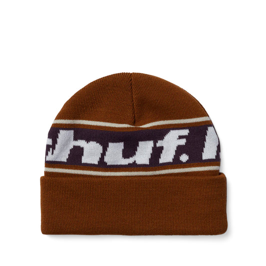 HUF - Beanie - Continual Cuff - russet