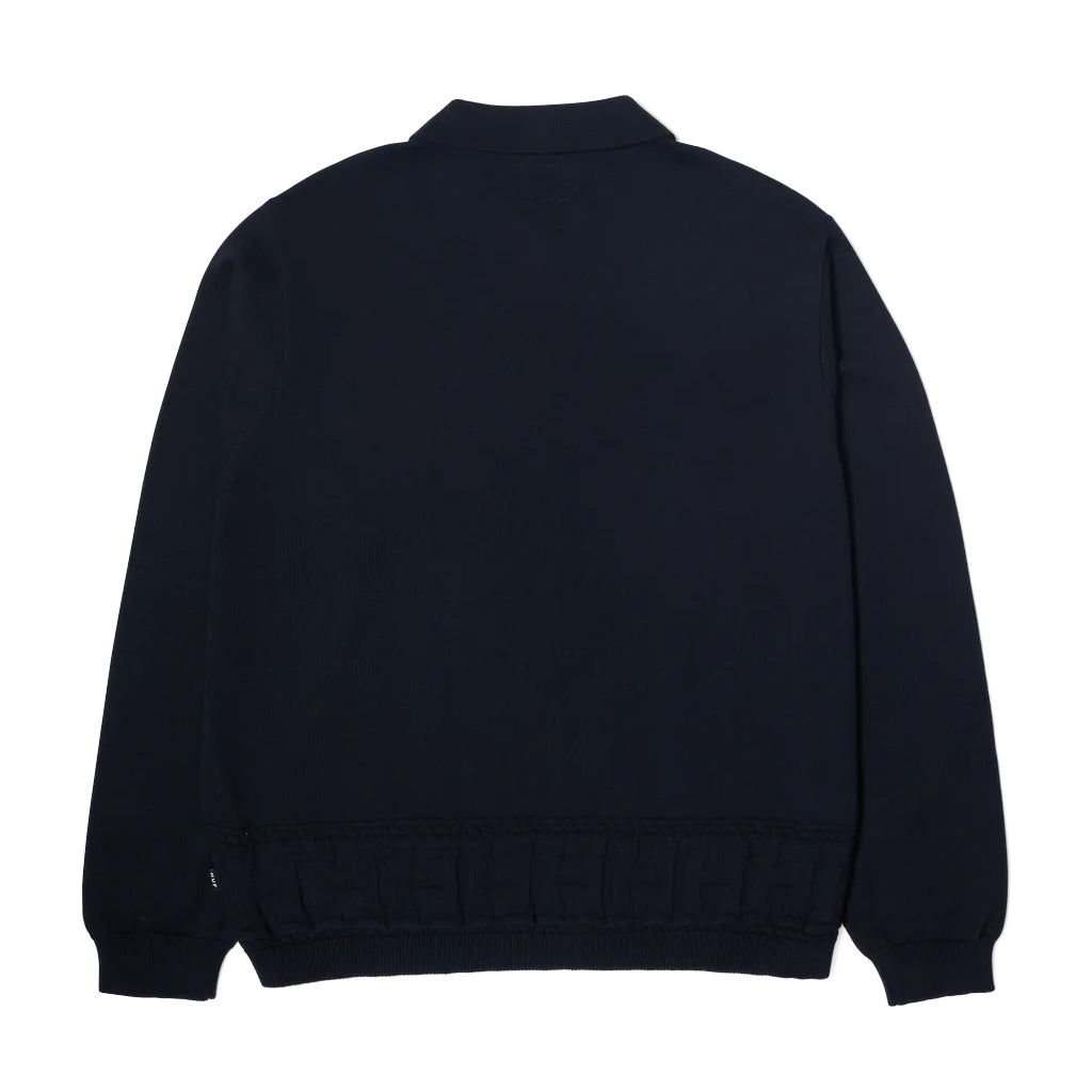 HUF - Cardigan - Towner Knit Top - navy