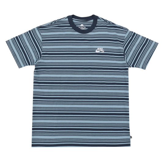 Nike SB - T-Shirt - Max90 Stripe - denim/turquoise