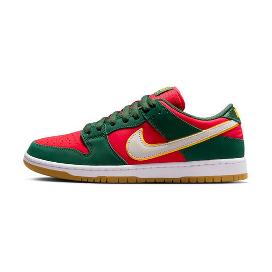 Nike SB - Dunk Low Pro - Seattle Supersonics - fir/gold/red