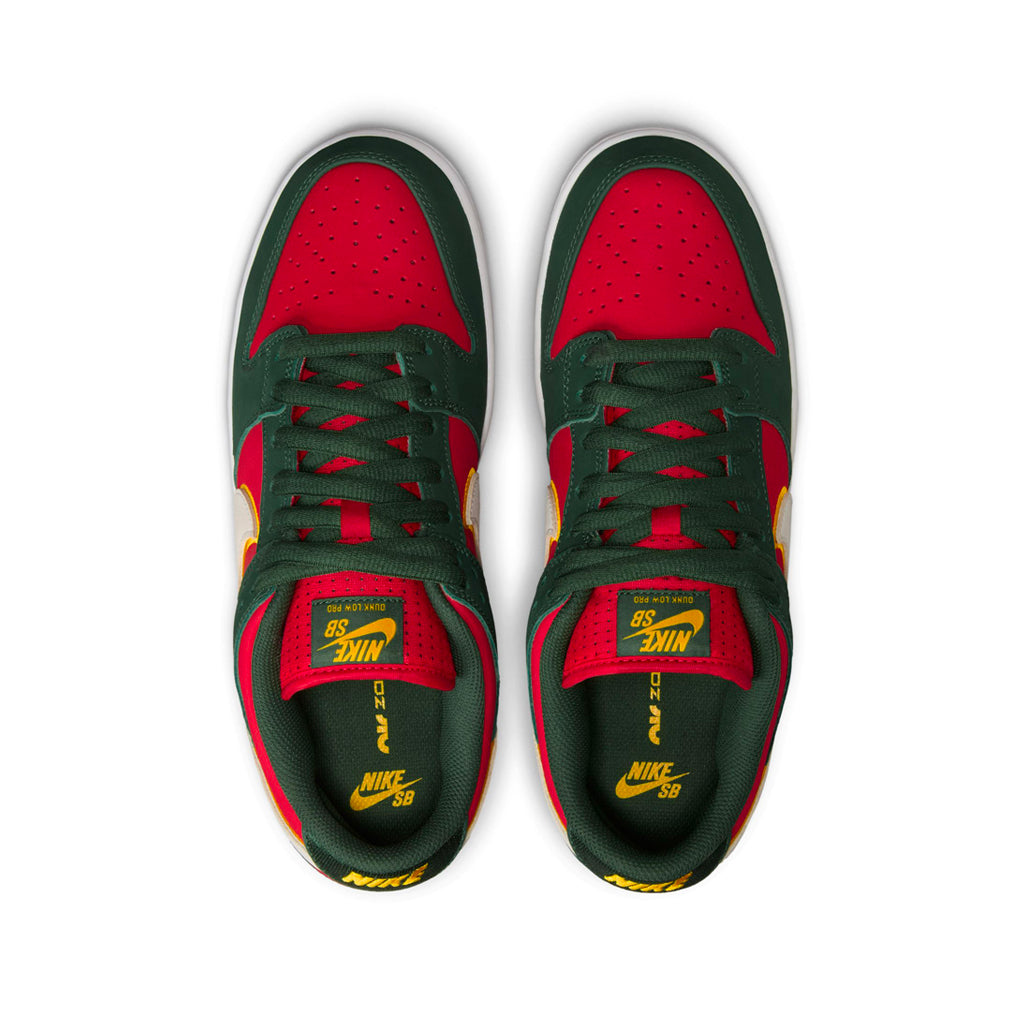 Nike SB - Dunk Low Pro - Seattle Supersonics - fir/gold/red