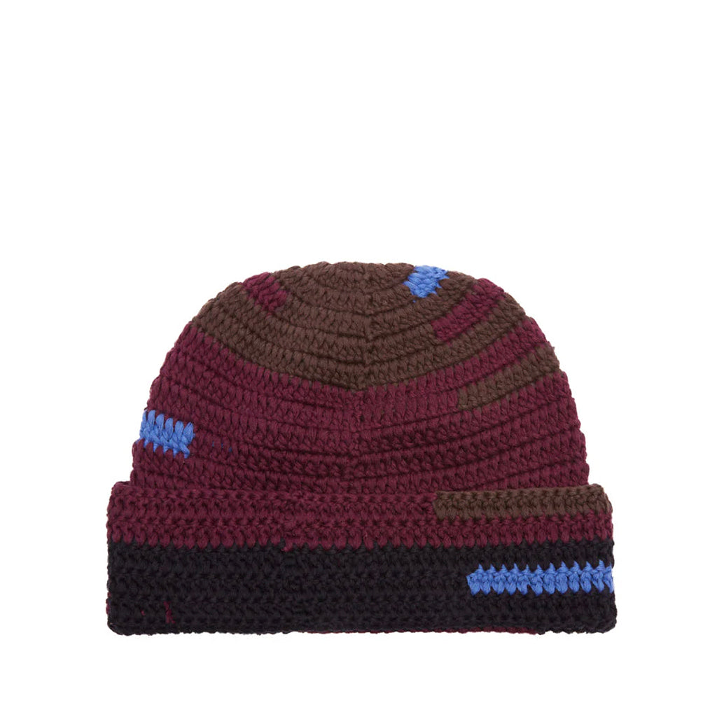 Obey Beanie - Fairmount Crotche - purple multi