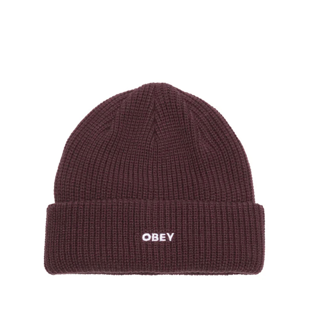 Obey Beanie - Future - plum perfect