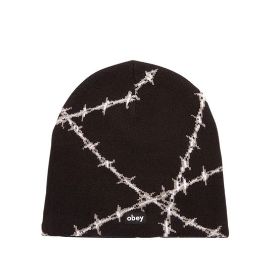 Obey Beanie - Wire - black