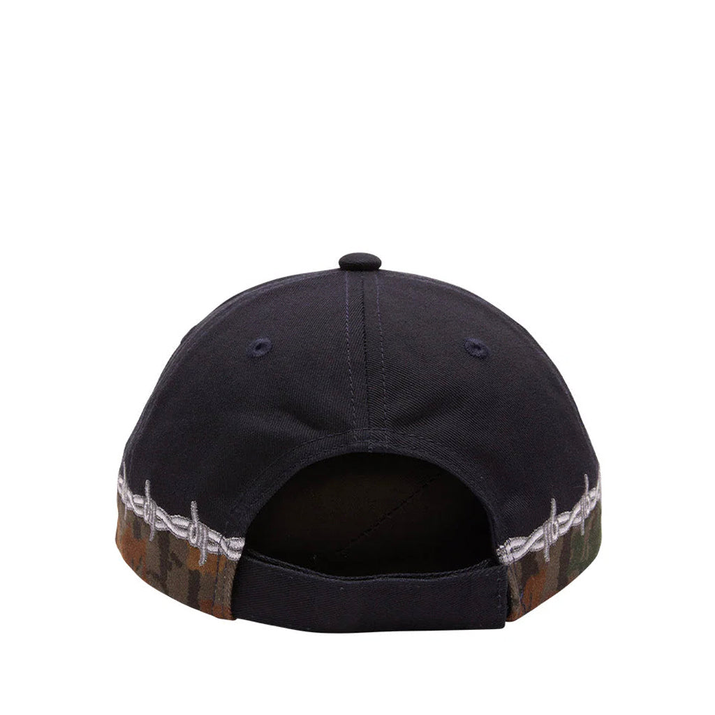 Obey - Cap - Not Right 6 Panel Velcro Back- black/multi