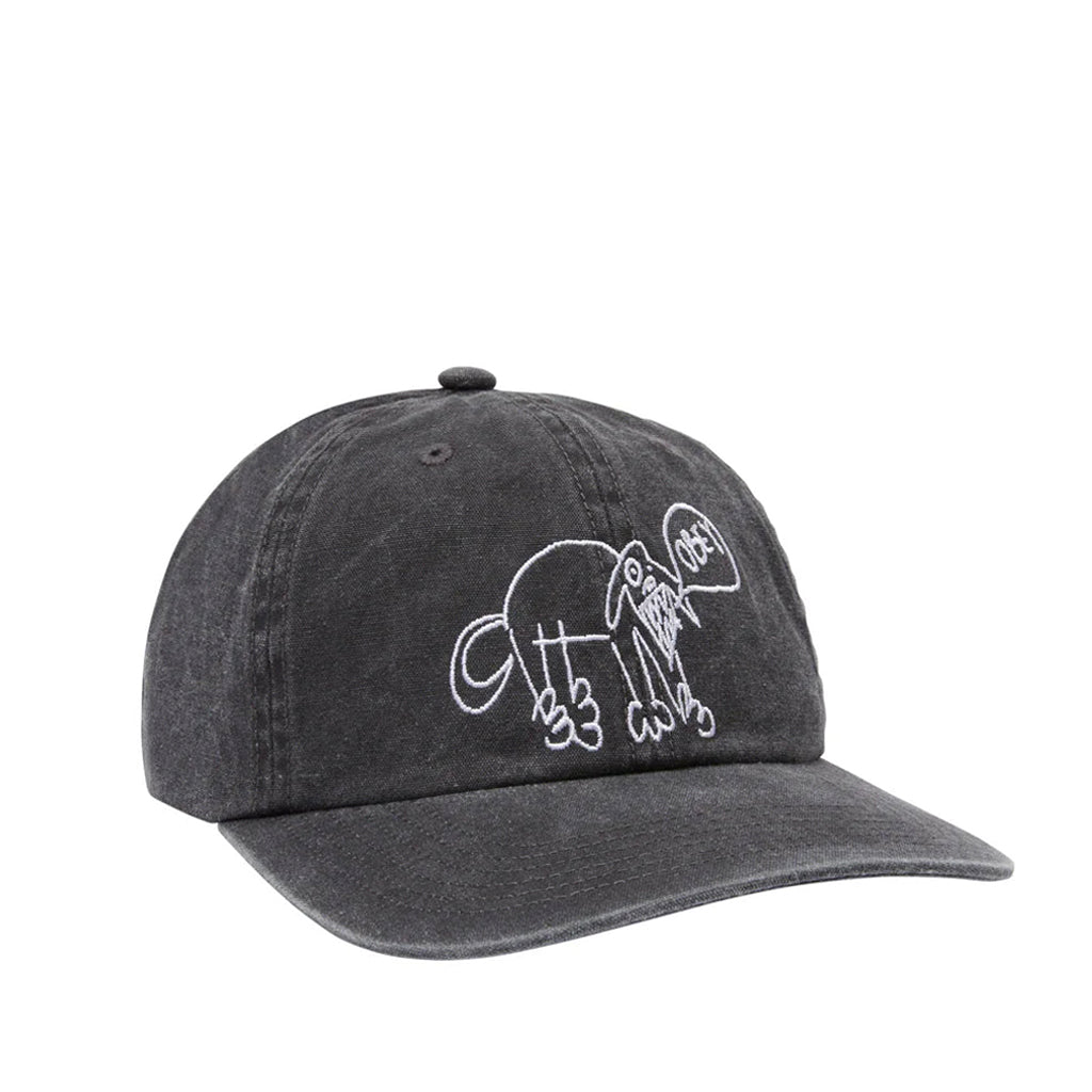 Obey - Pigment Dog 6 Panel - pigment black