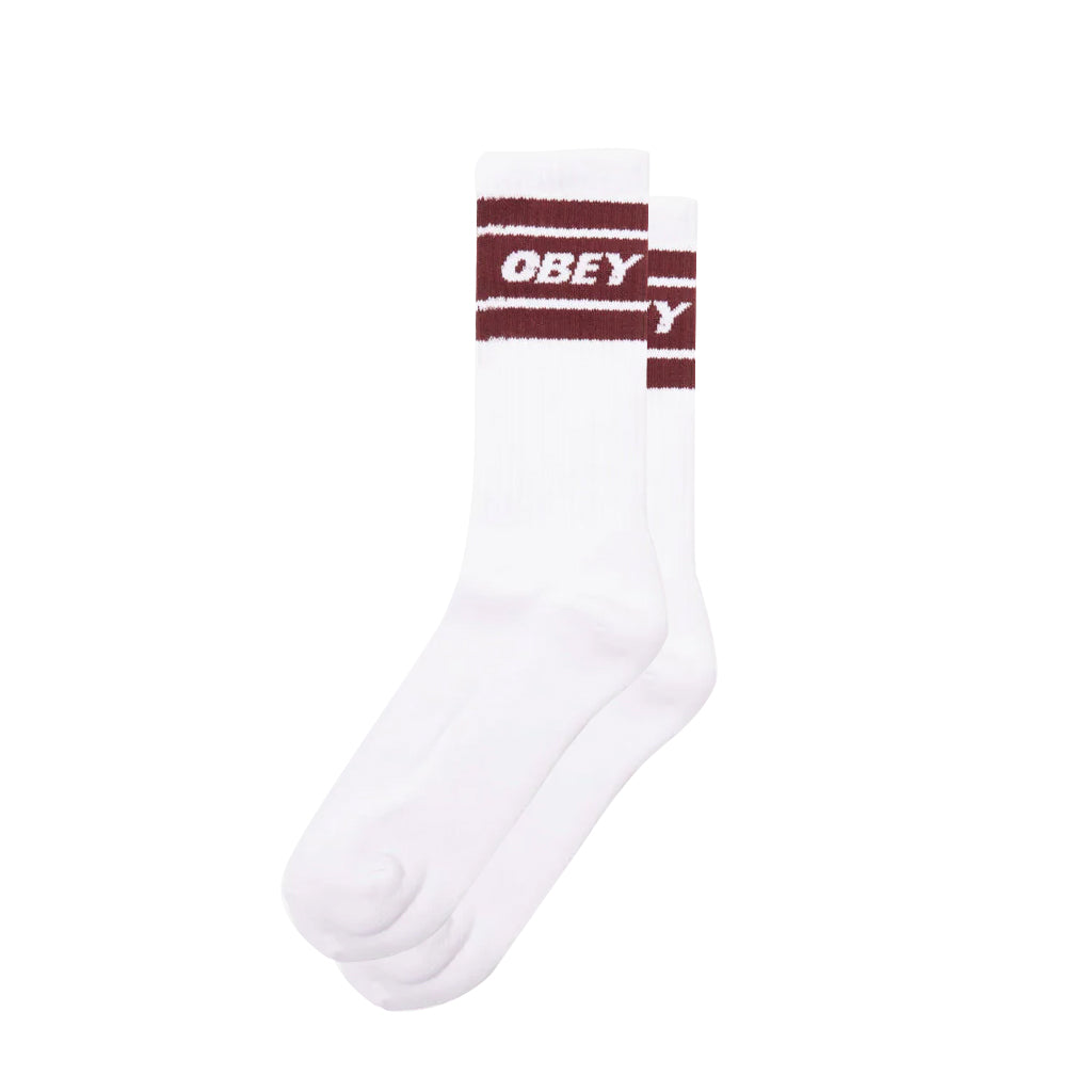 Obey - Socks - Cooper II - white/zinfandel