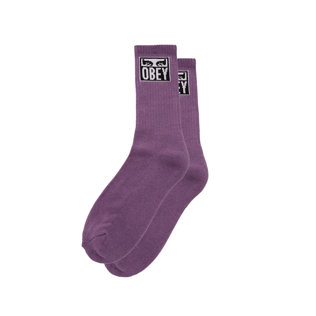 Obey - Socks - Eyes Icon - wineberry