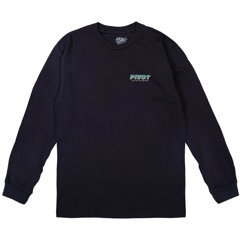 Pivot Skateshop - Longsleeve - Chess - black