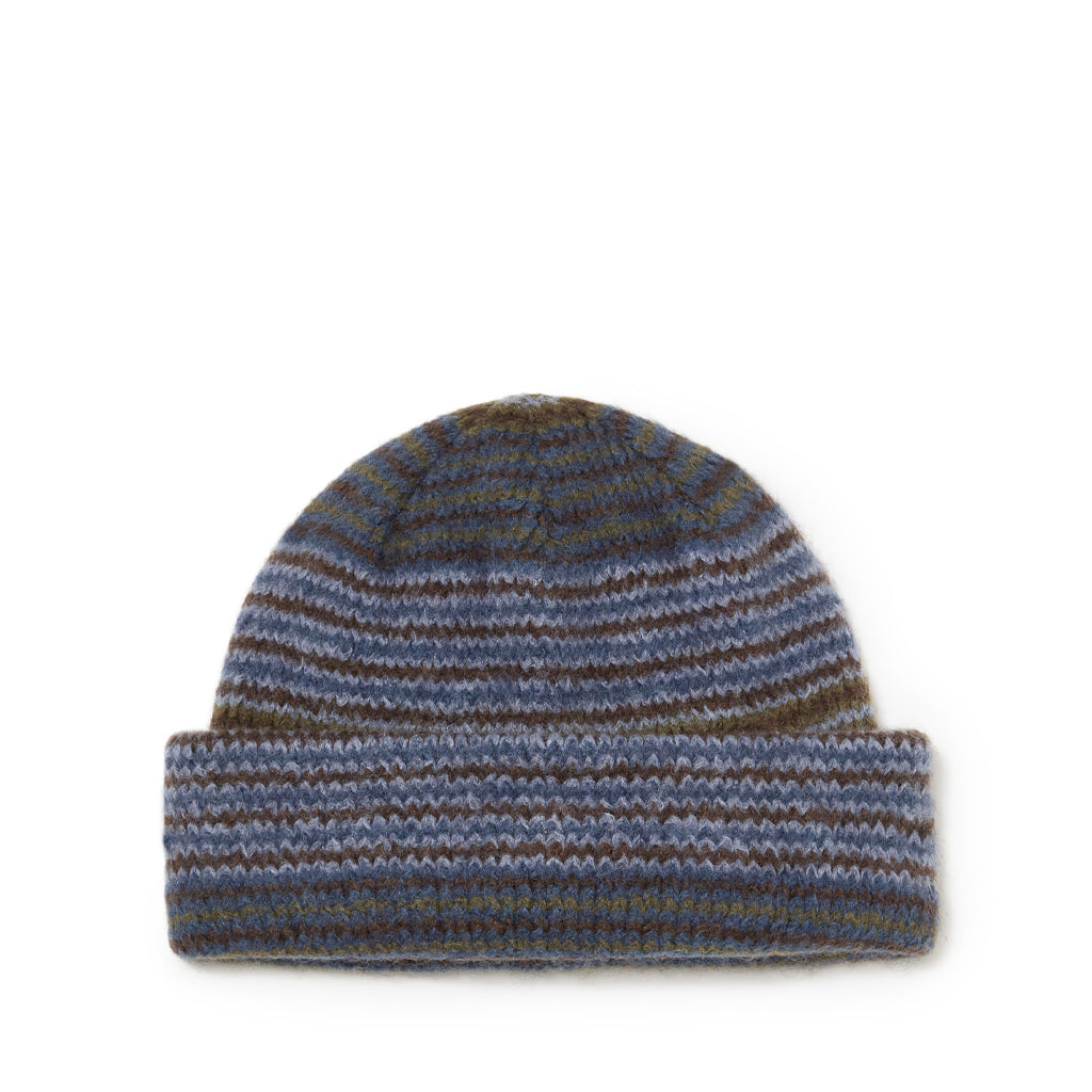 Polar - Beanie - George - blue/green stripe