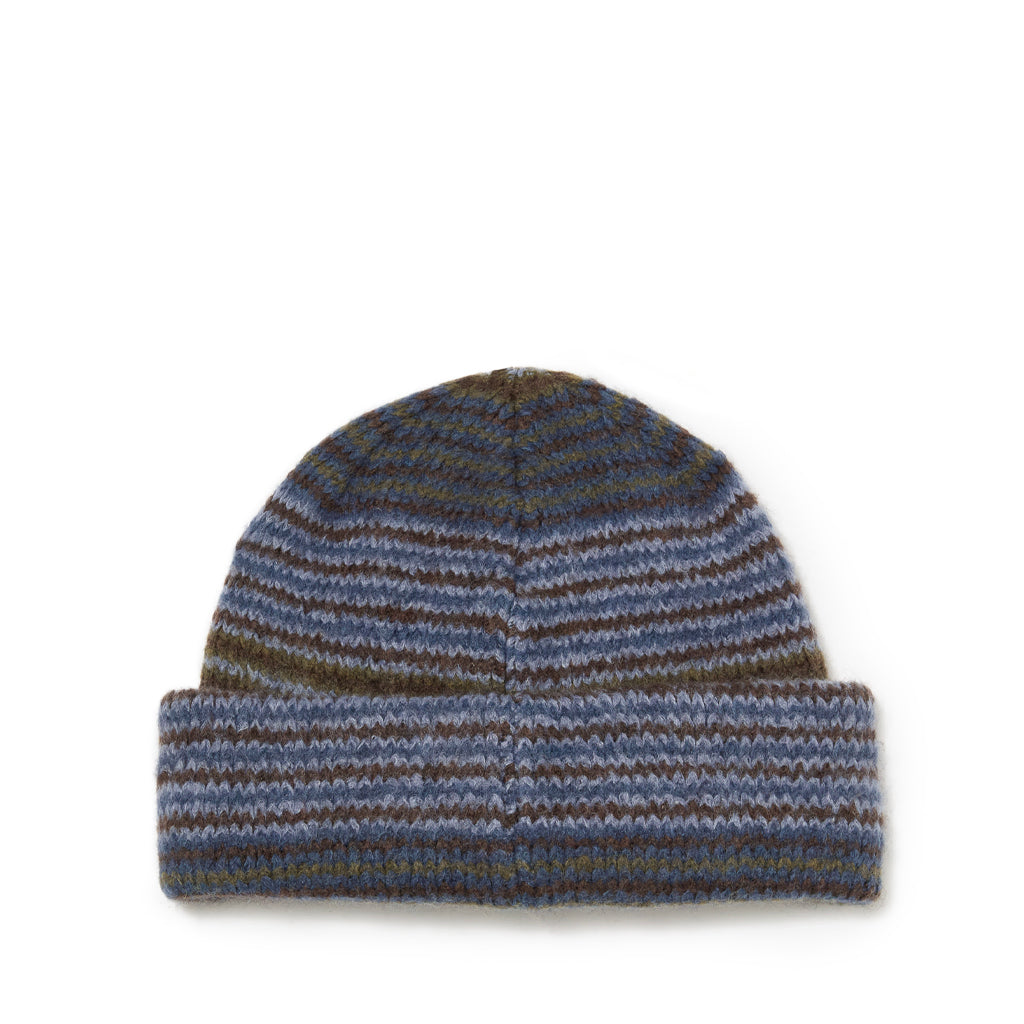 Polar - Beanie - George - blue/green stripe