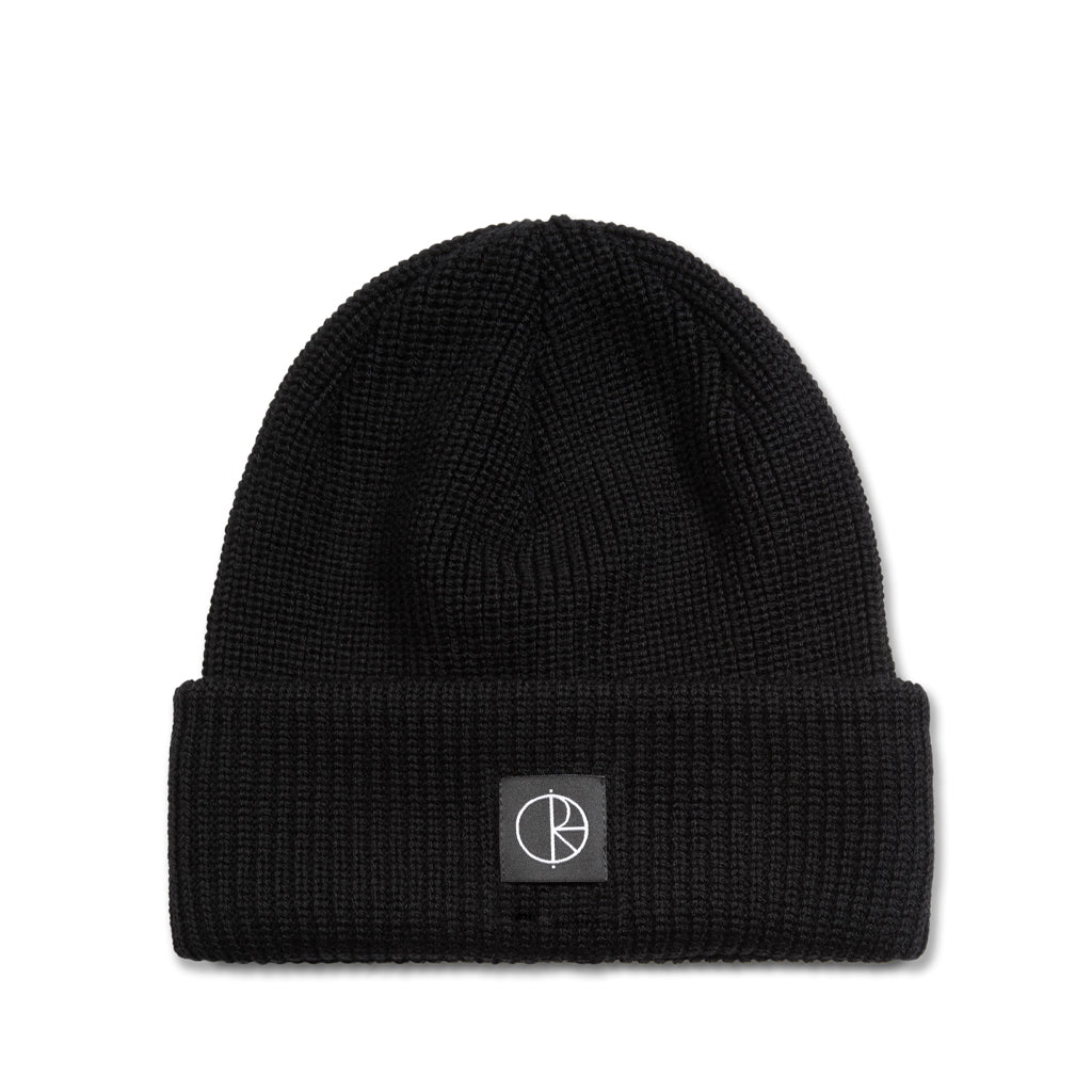 Polar - Double Fold Merino Beanie - black