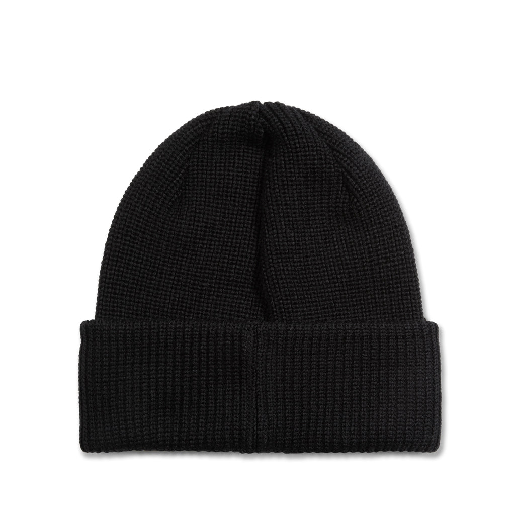 Polar - Double Fold Merino Beanie - black