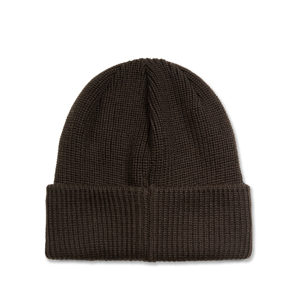 Polar - Double Fold Merino Beanie - brown