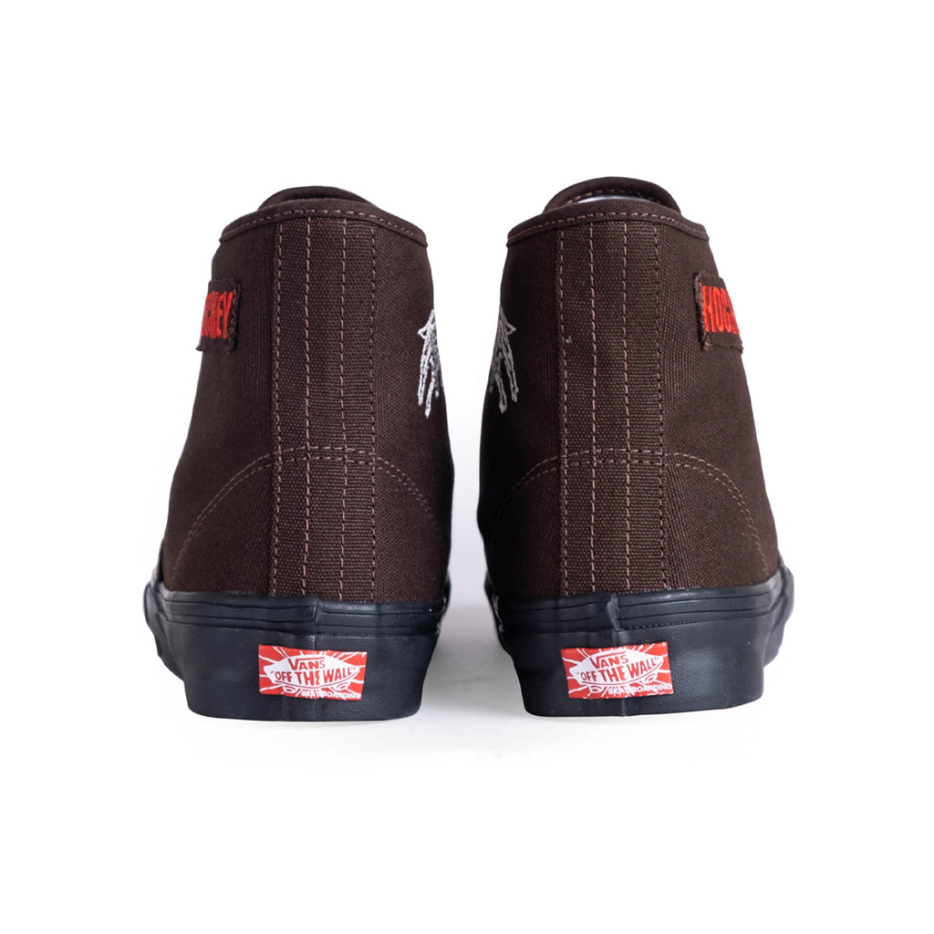 Vans on sale red brown