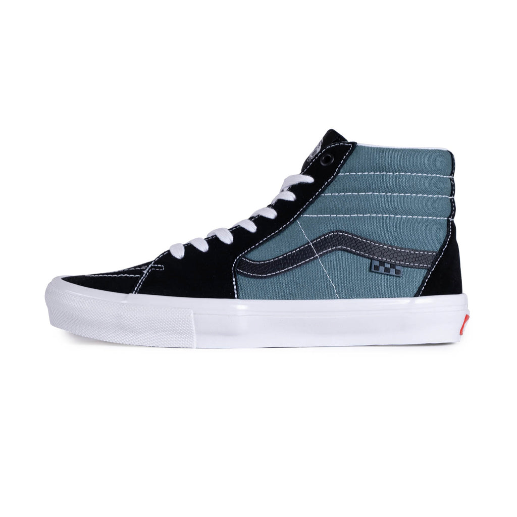 Vans - Skate Sk8-Hi - black/teal – Pivot Skateshop